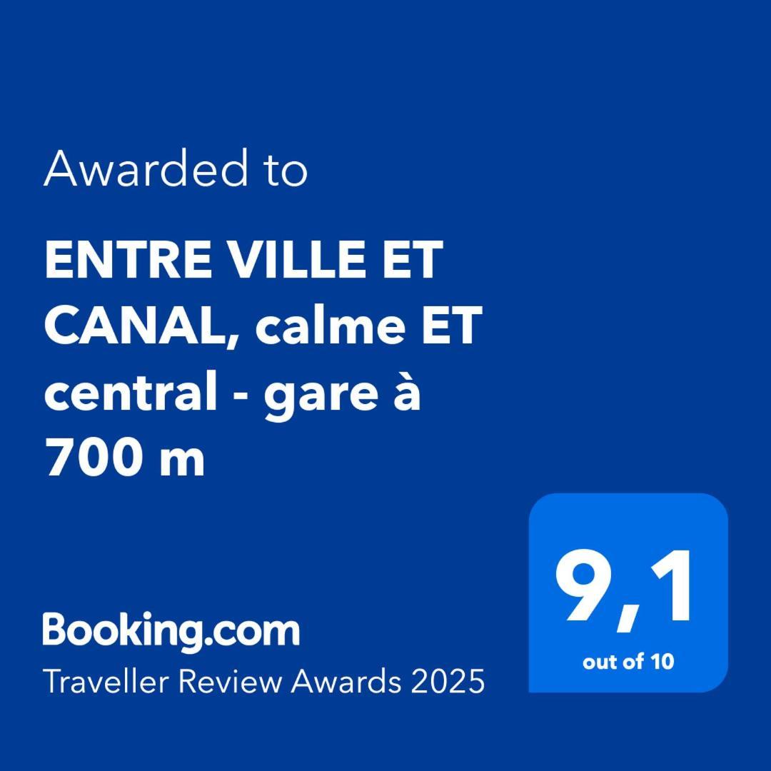 Entre Ville Et Canal, Calme Et Central - Gare A 700 M Narbonne Exterior foto